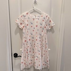 Madewell Babydoll tiered dress XXS
